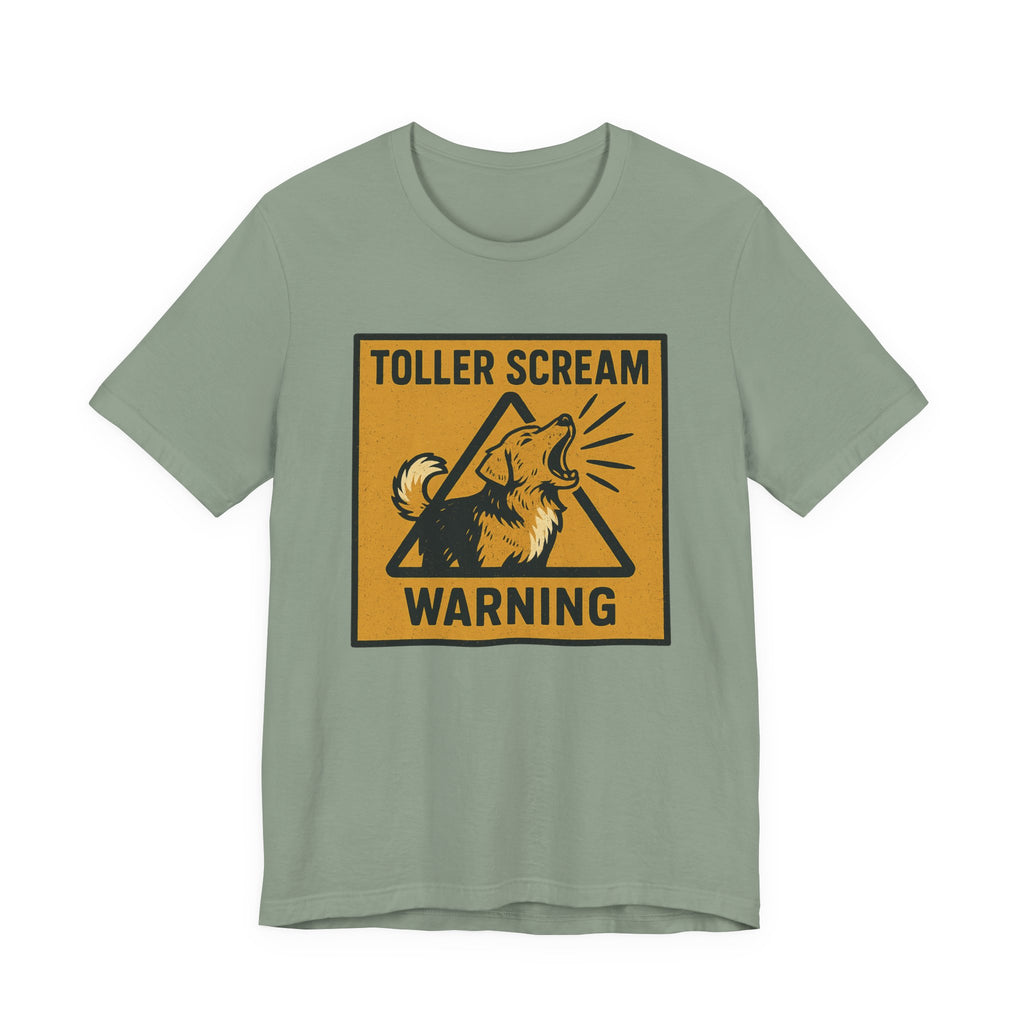 Nova Scotia Duck Tolling Retriever Scream Warning Tee