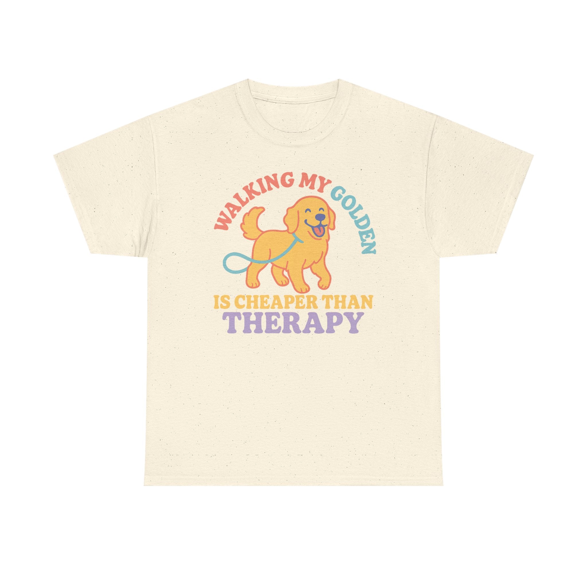 Cheaper Than Therapy Golden Retriever T-Shirt