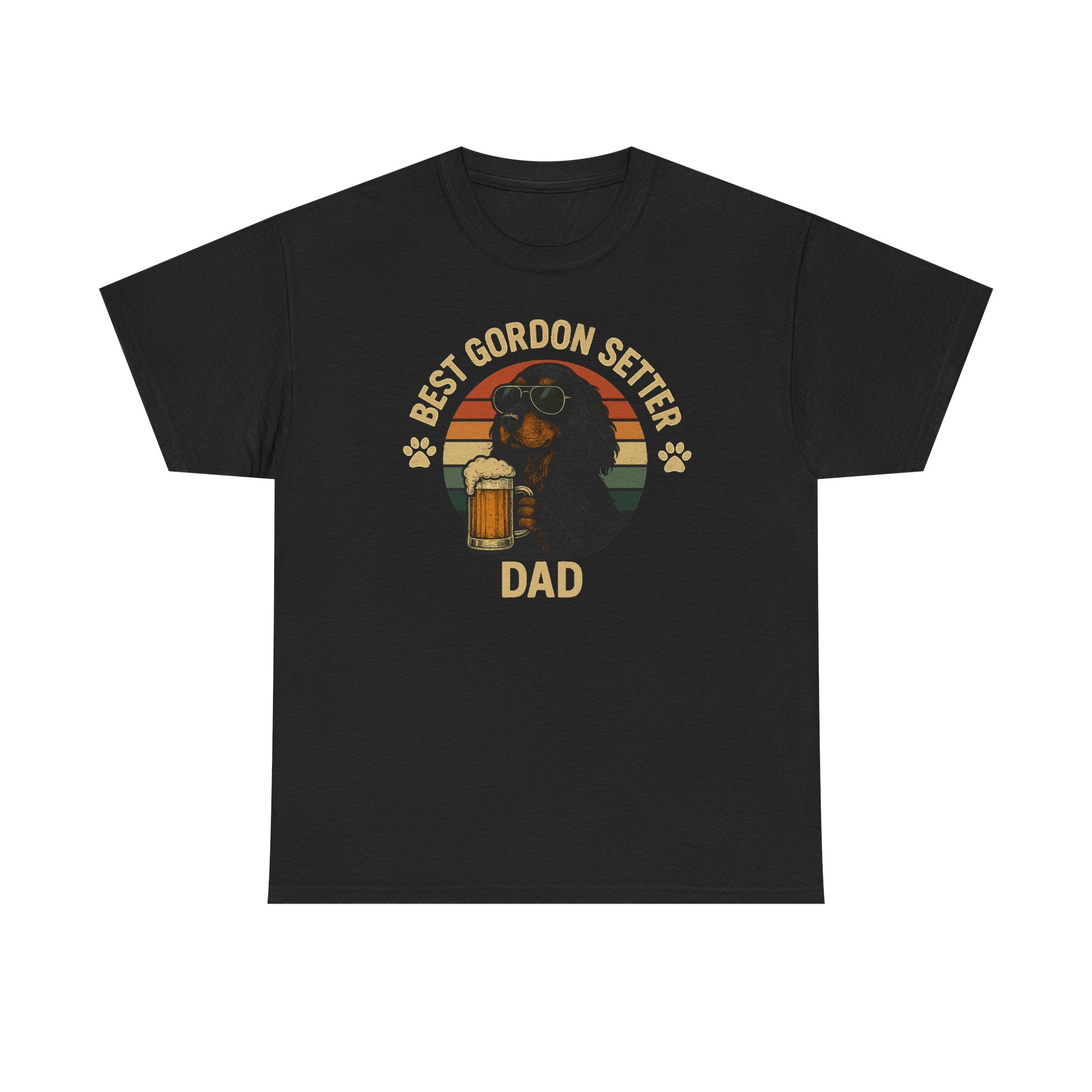 Best Gordon Setter Dad with Beer Graphic T-Shirt