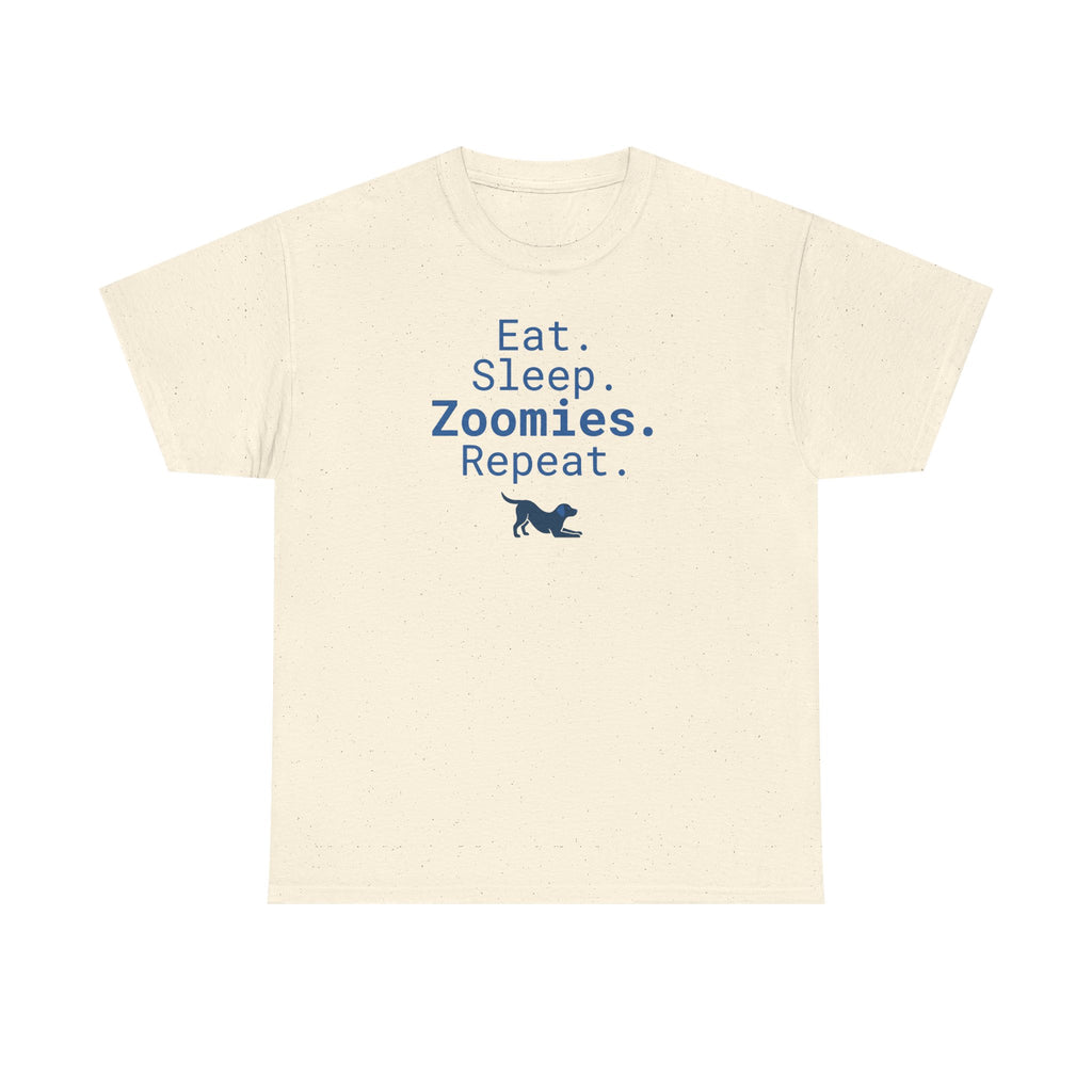 Zoomies Life: Playful Pup Graphic T-Shirt