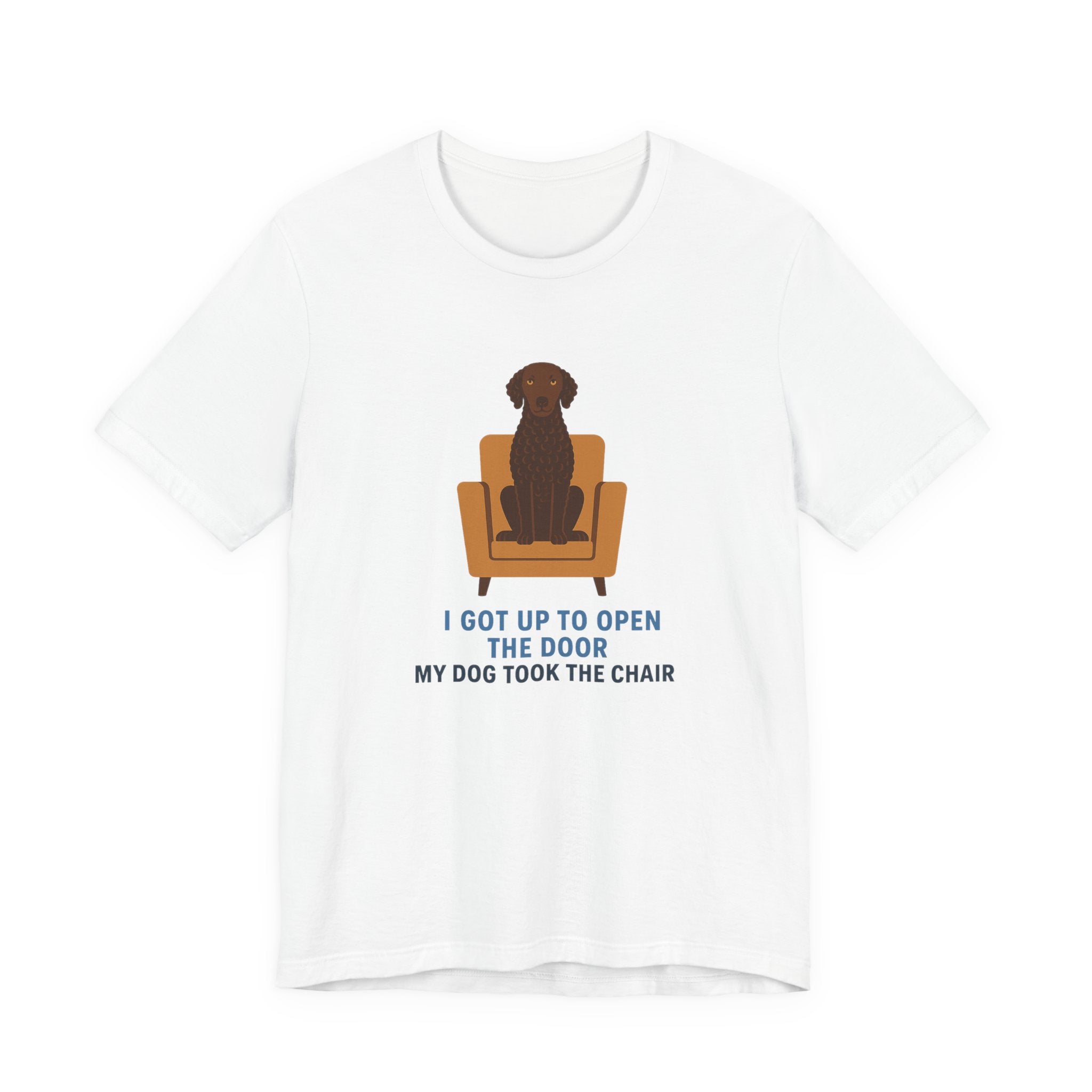 Curly-Coated Retriever My Dog Took The Chair Tee