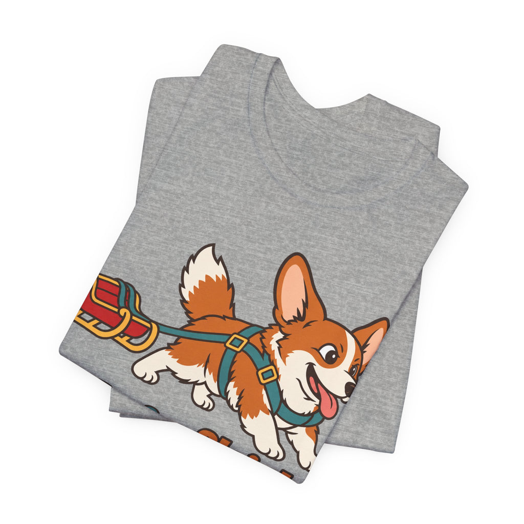 One Dog Open Sleigh Corgi T-Shirt