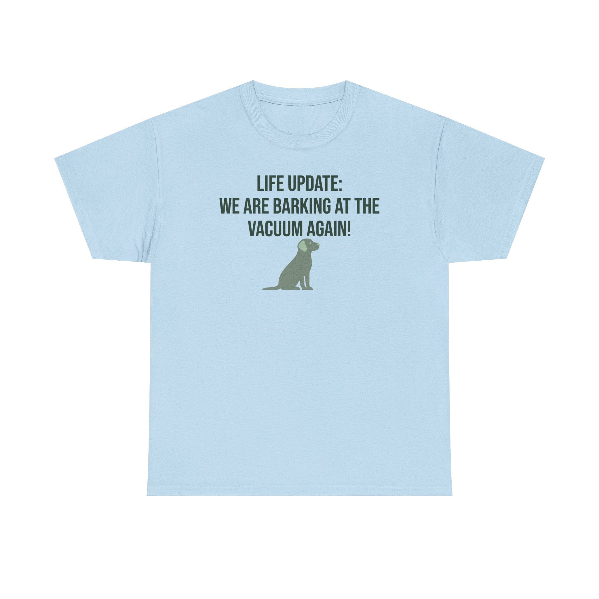 Life Update: Vacuum Barking Lab Humor t-shirt, view 3