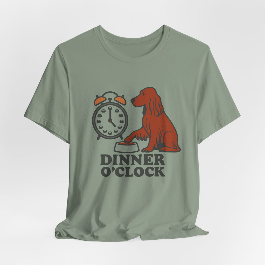 Irish Setter Dinner O'Clock Tee