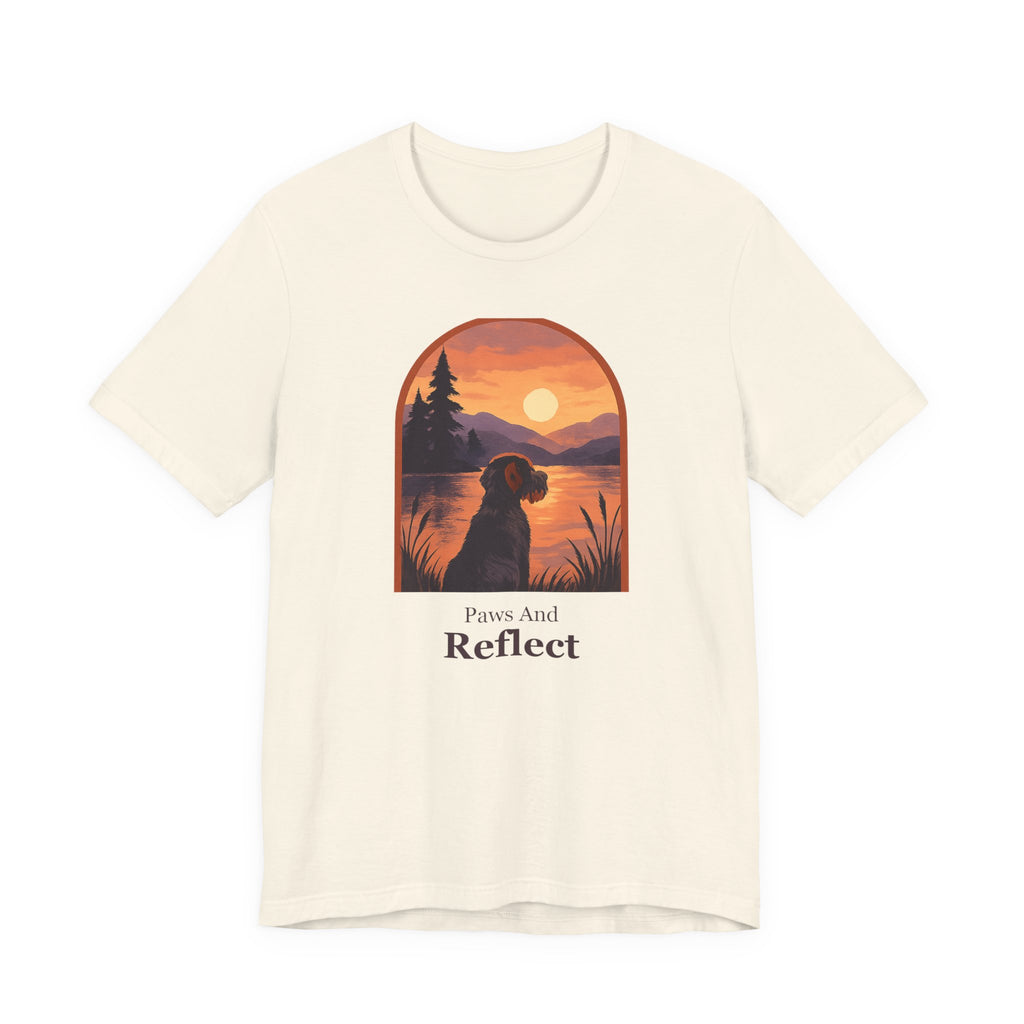 Wirehaired Pointing Griffon Paws and Reflect Tee