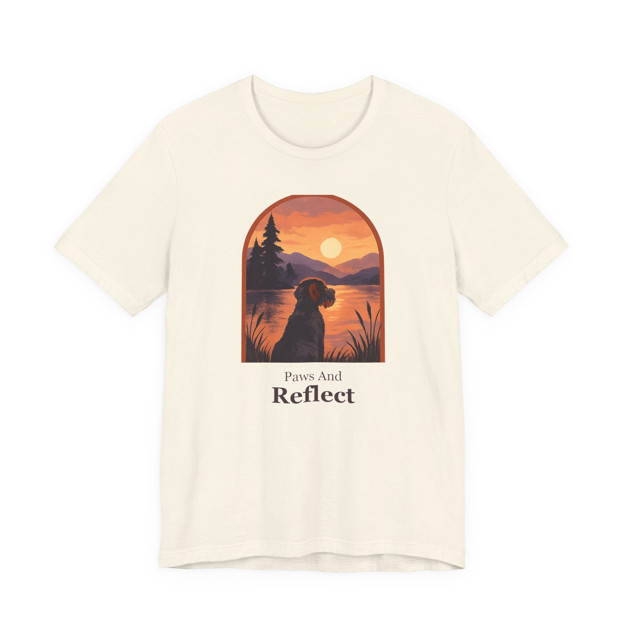 Wirehaired Pointing Griffon Paws and Reflect Tee