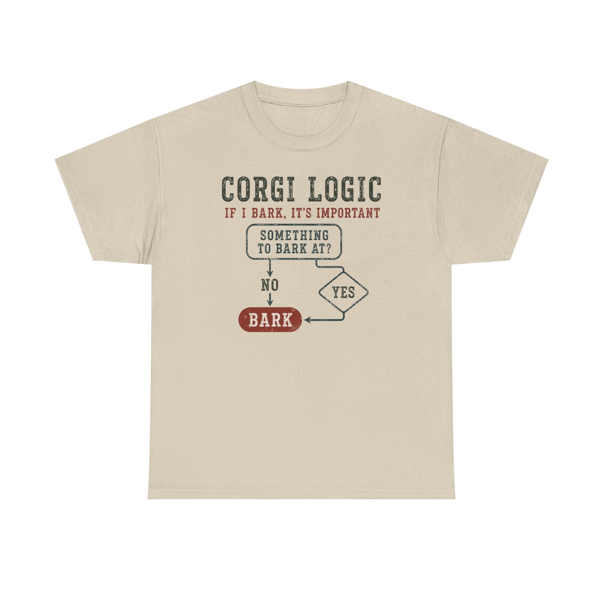 Corgi Logic: If I Bark, It's Important T-Shirt