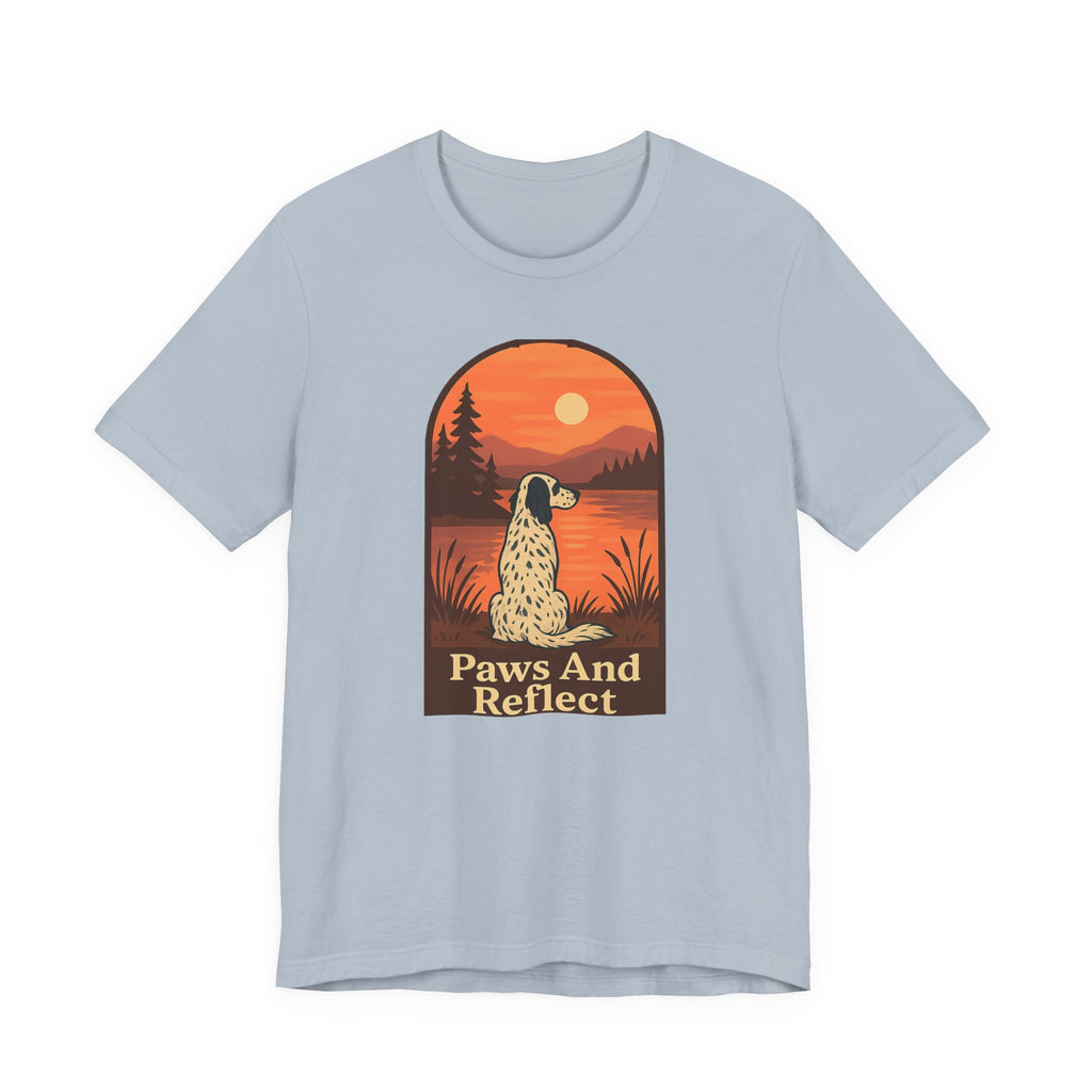 English Setter Paws and Reflect Tee