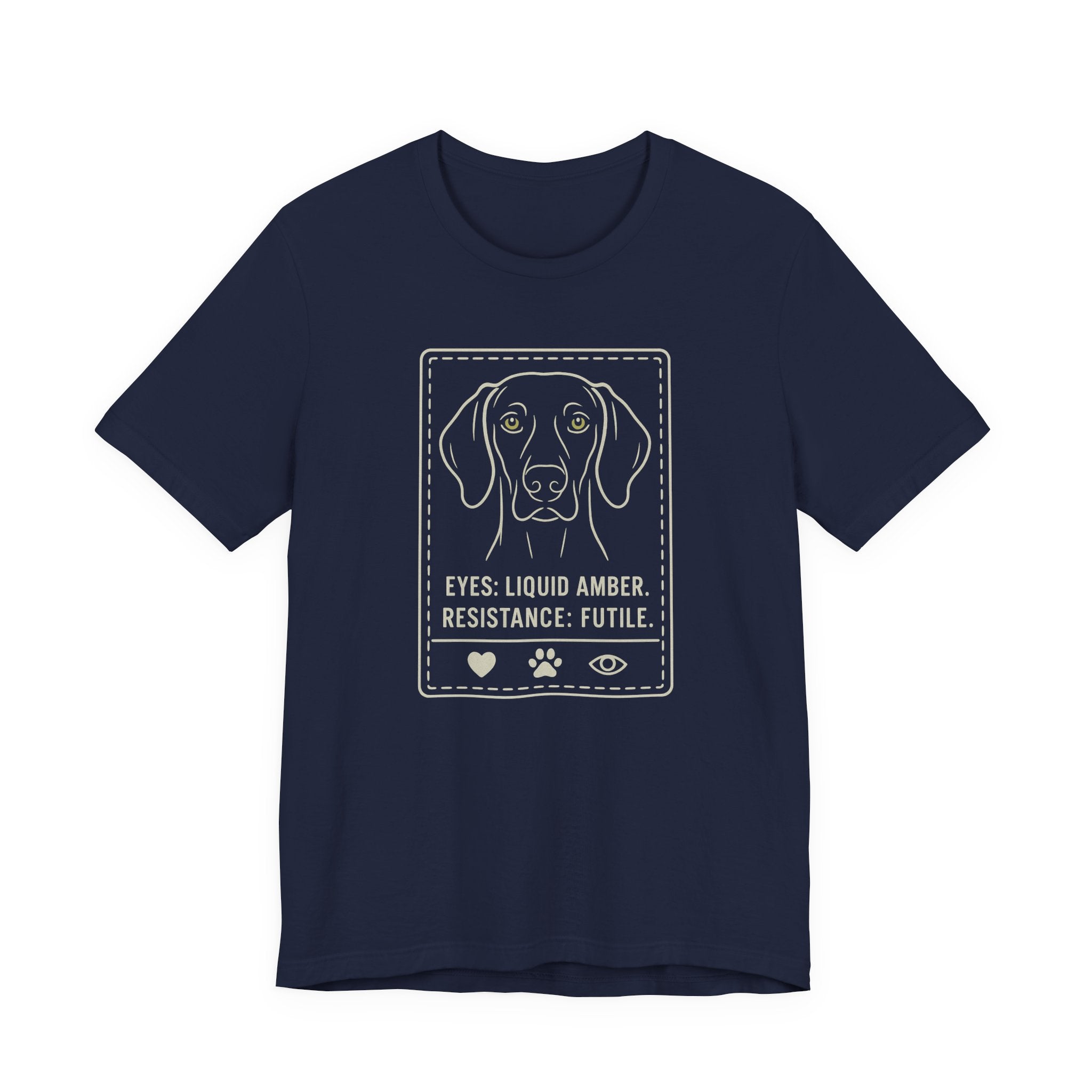Weimaraner Eyes Liquid Amber Tee