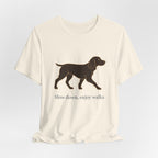 Boykin Spaniel Slow Down Enjoy Walks Tee