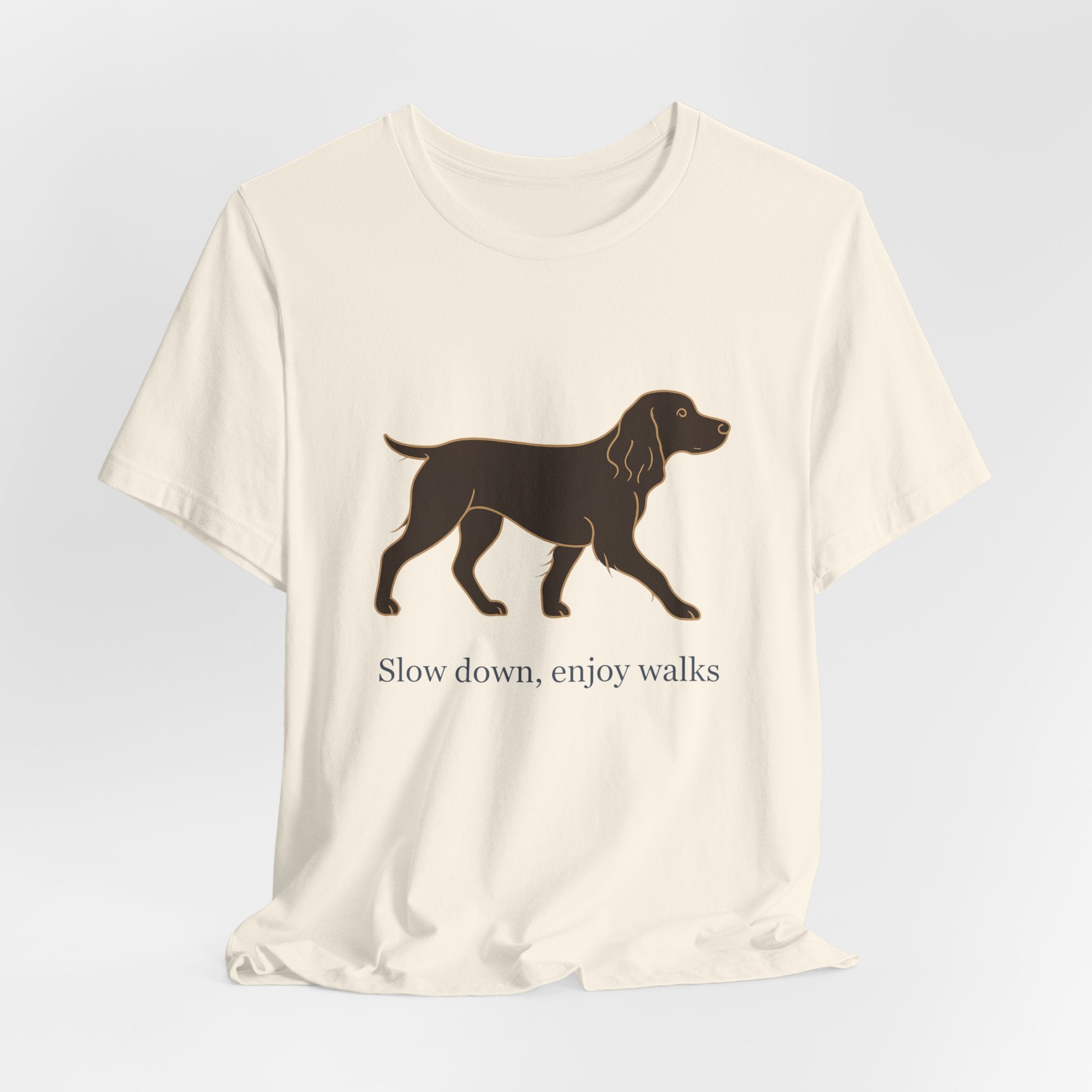 Boykin Spaniel Slow Down Enjoy Walks Tee