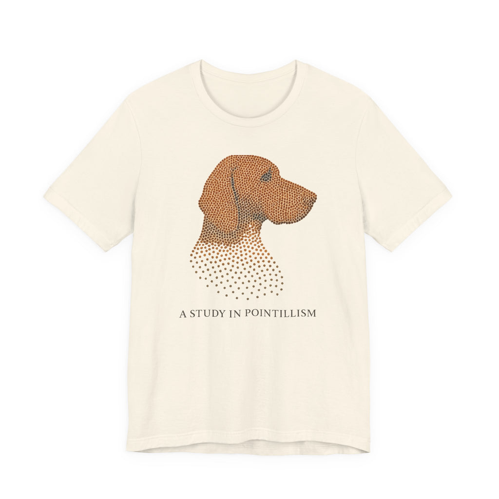 German Shorthaired Pointer A Study in Pointillism Tee