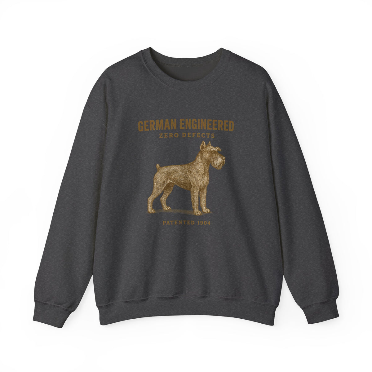 German Engineered Zero Defects Schnauzer Sweatshirt