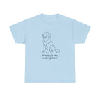 Happy Is My Resting Face - Funny Golden Retriever Tee