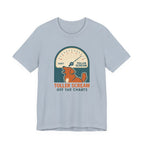 Nova Scotia Duck Tolling Retriever Scream Decibel Meter Tee