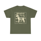 Whimsical Beagle Blueprint T-Shirt