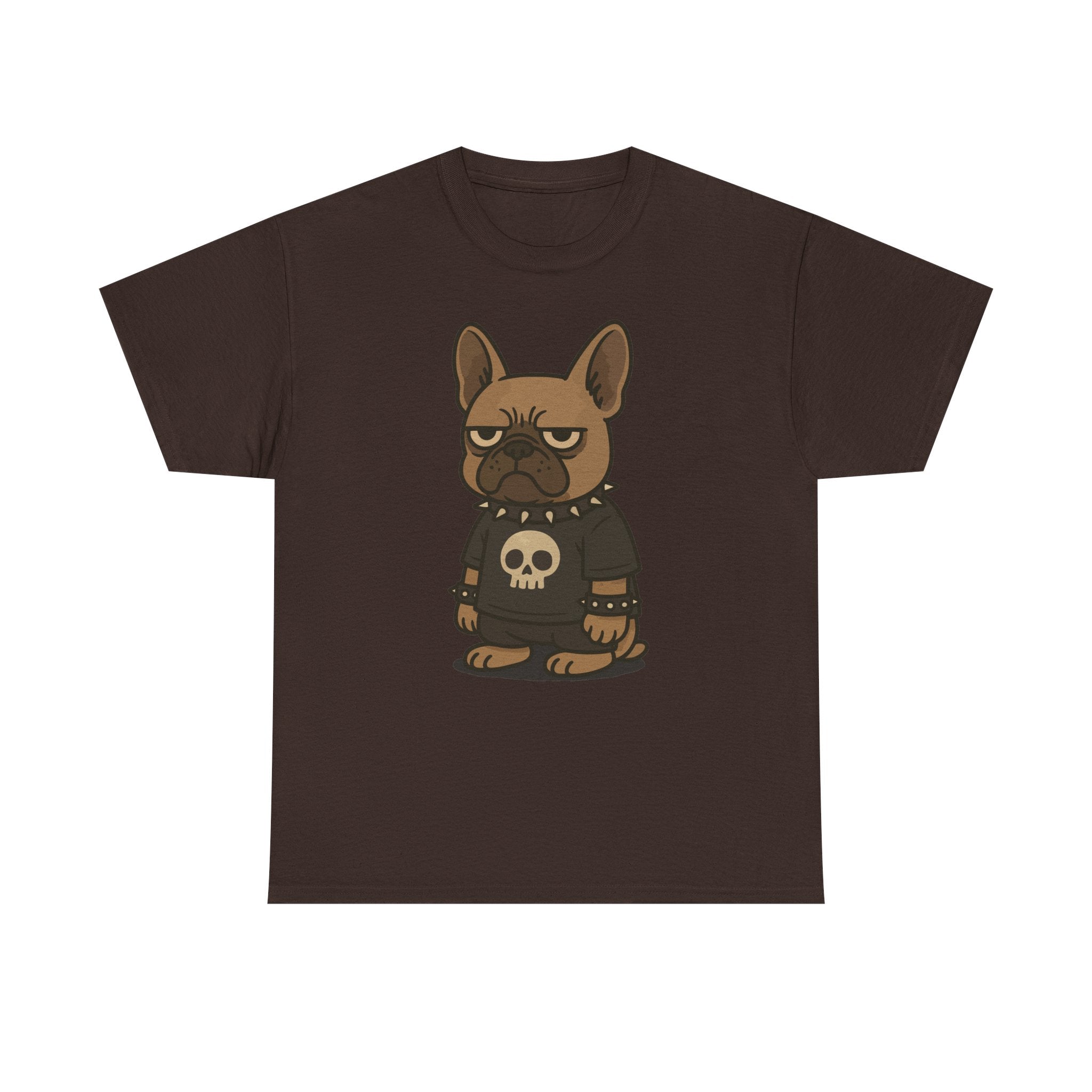 Punk Goth French Bulldog T-Shirt Graphic T-Shirt