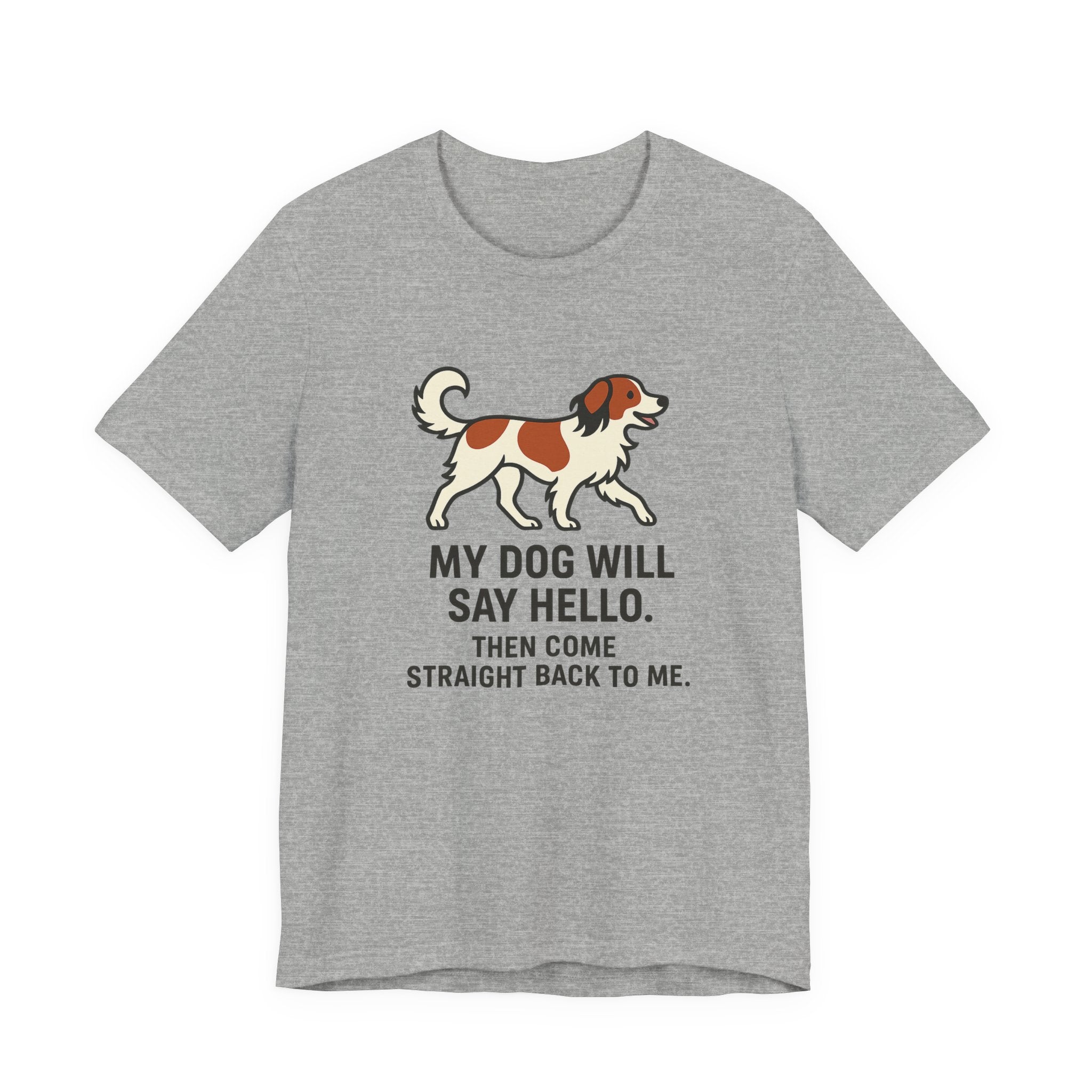 Kooikerhondje Comes Straight Back Tee