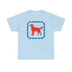 A Red Gordon Setter in Blue Frame Graphic T-Shirt