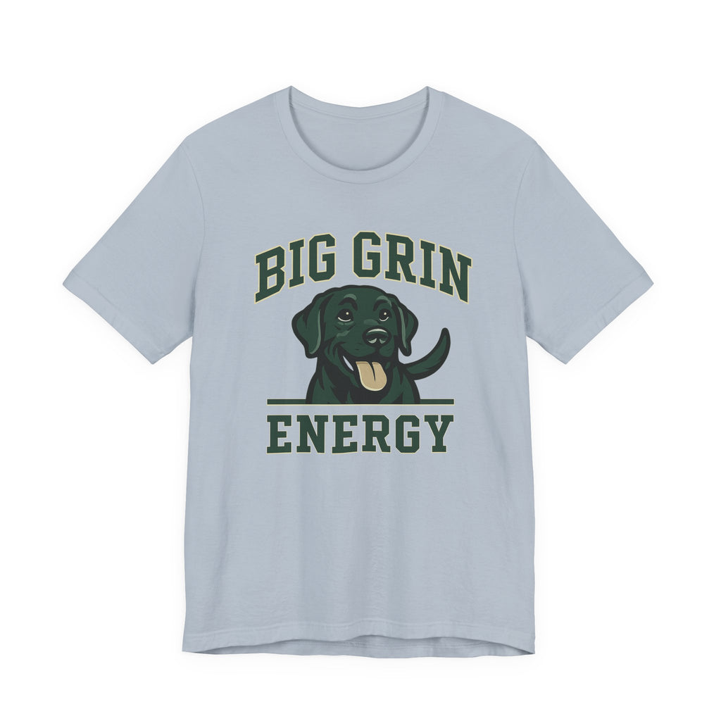 Black Lab Big Grin Energy Tee