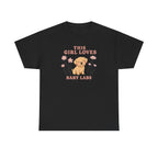 This Girl Loves Baby Labs Cute Puppy Dog Design T-Shirt
