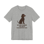 Irish Water Spaniel Learned The Rules Tee