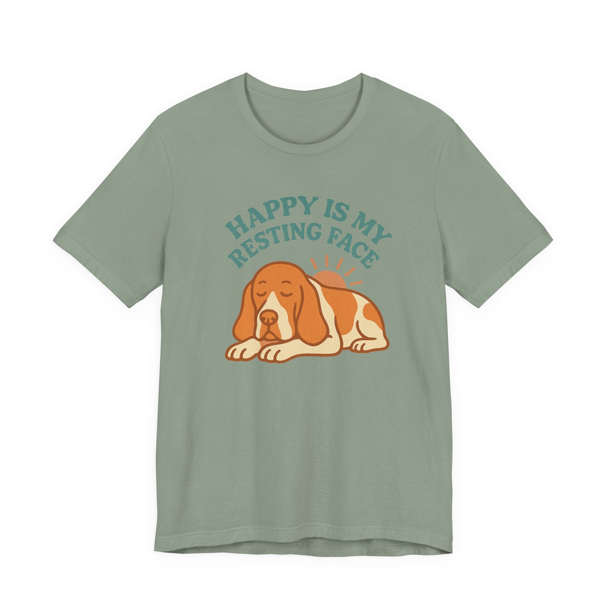 Bracco Italiano Happy Is My Resting Face Tee