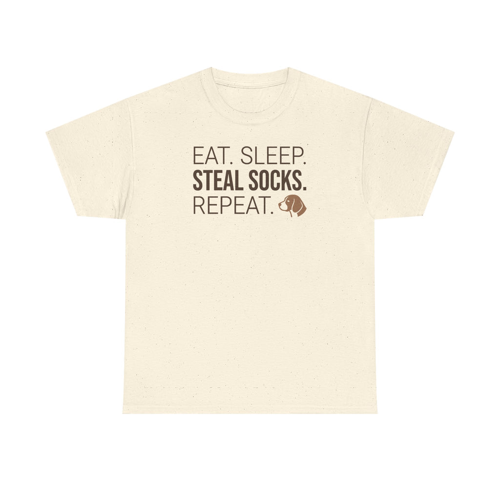Eat Sleep Steal Socks Repeat Beagle T-Shirt