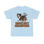 Australian Shepherd "Wiggle Butt Champion" T-shirt
