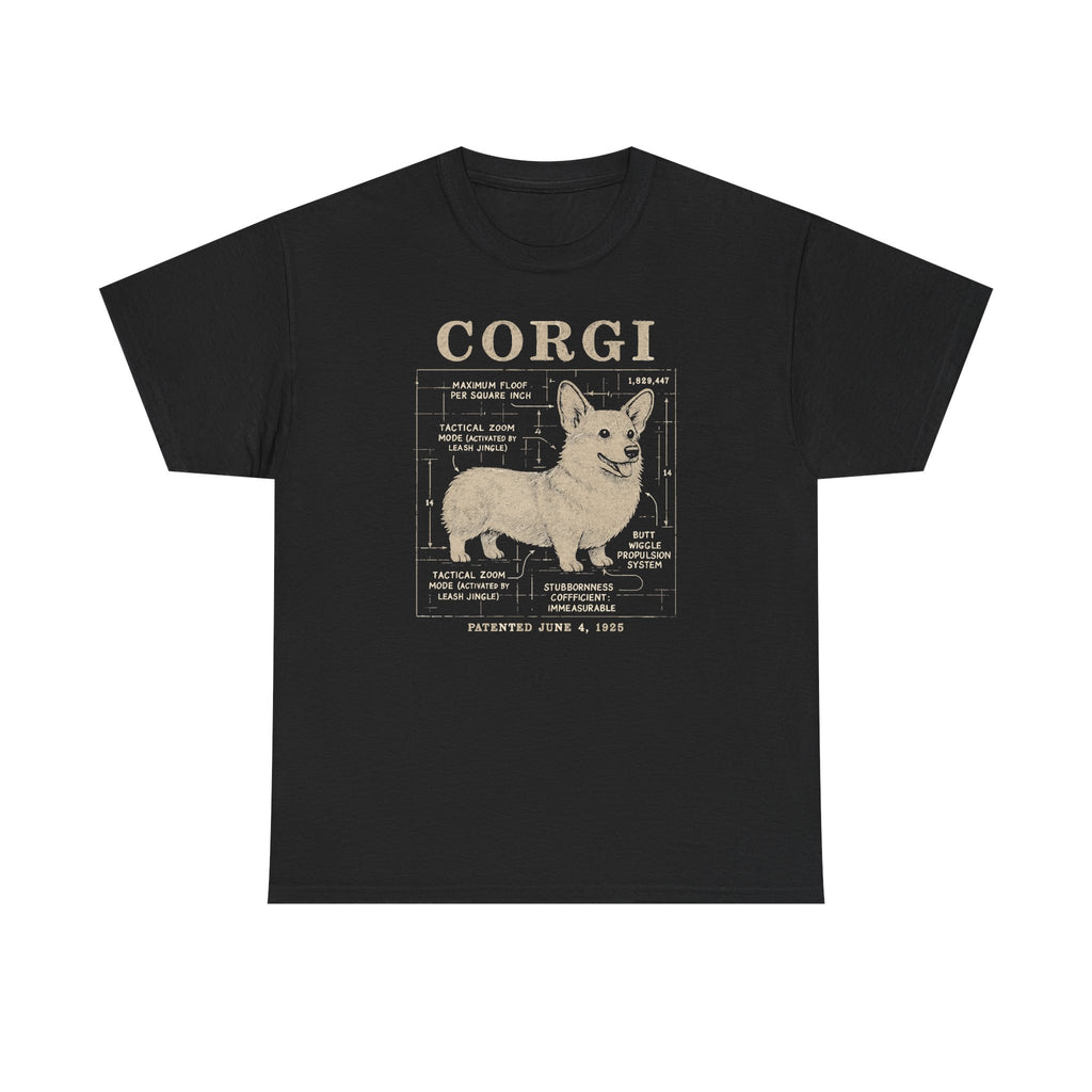 Corgi Blueprint Patented 1925 Tactical Zoom Mode T-Shirt