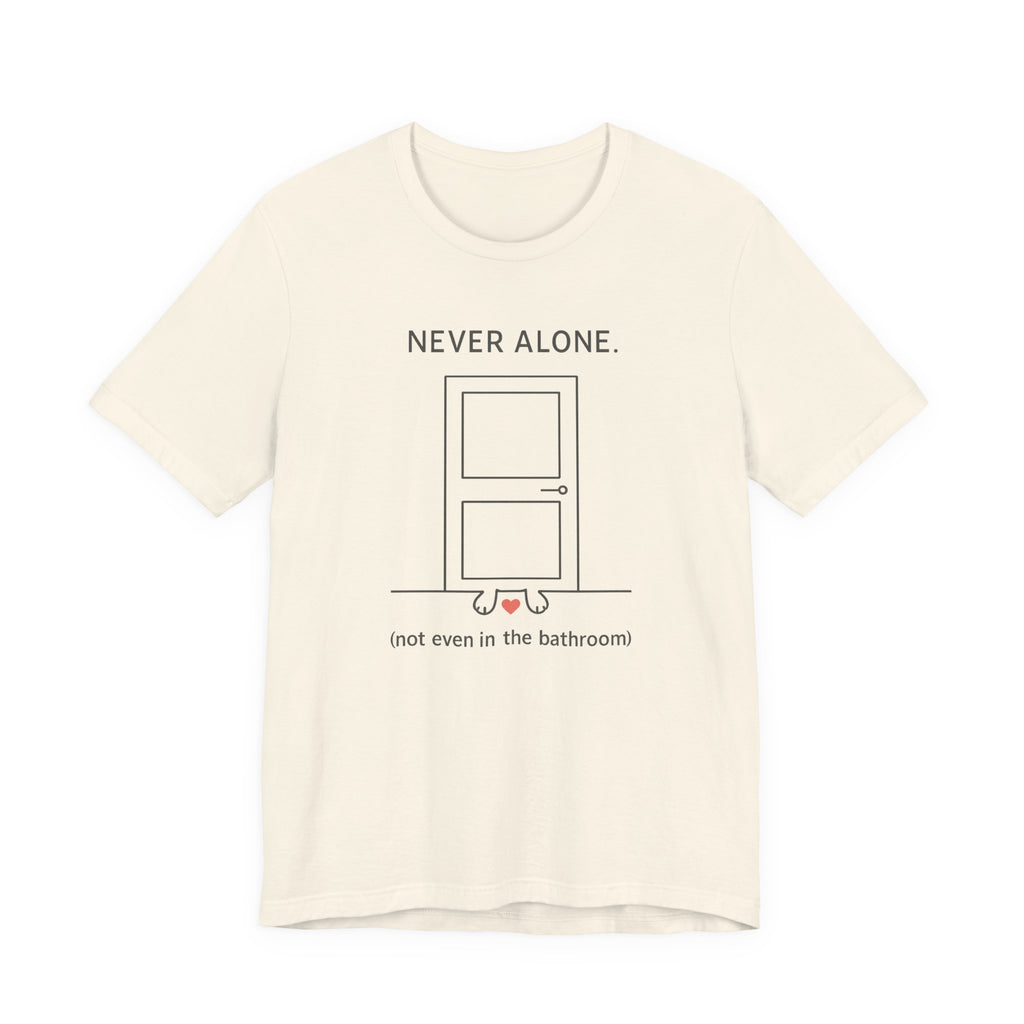 Black Lab Never Alone Tee