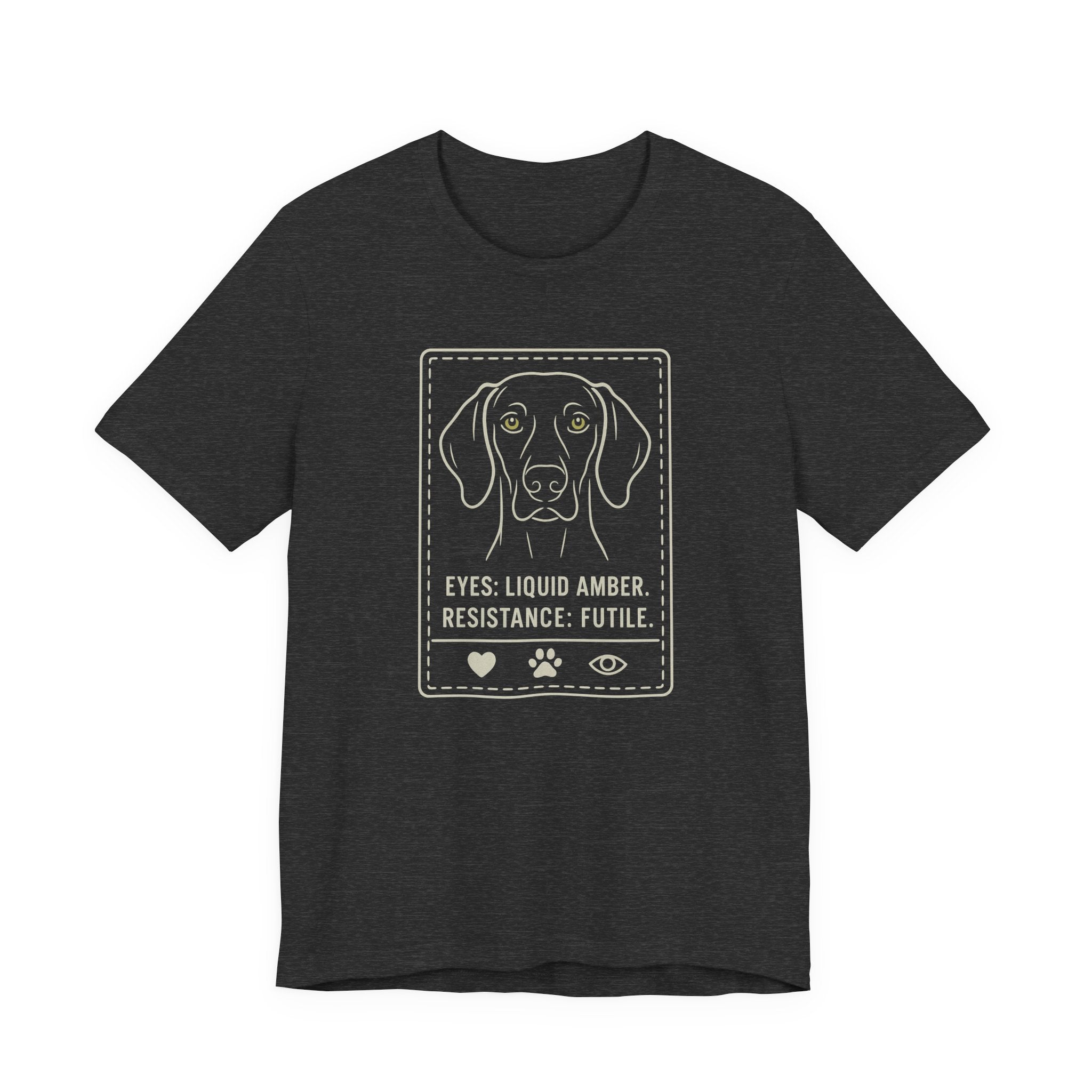 Weimaraner Eyes Liquid Amber Tee