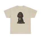 Goth Punk Gordon Setter With Skull T-Shirt
