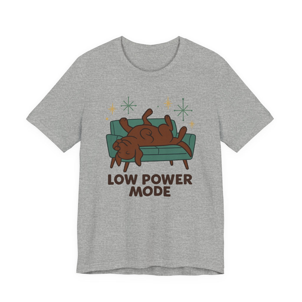 Chocolate Lab Low Power Mode Tee