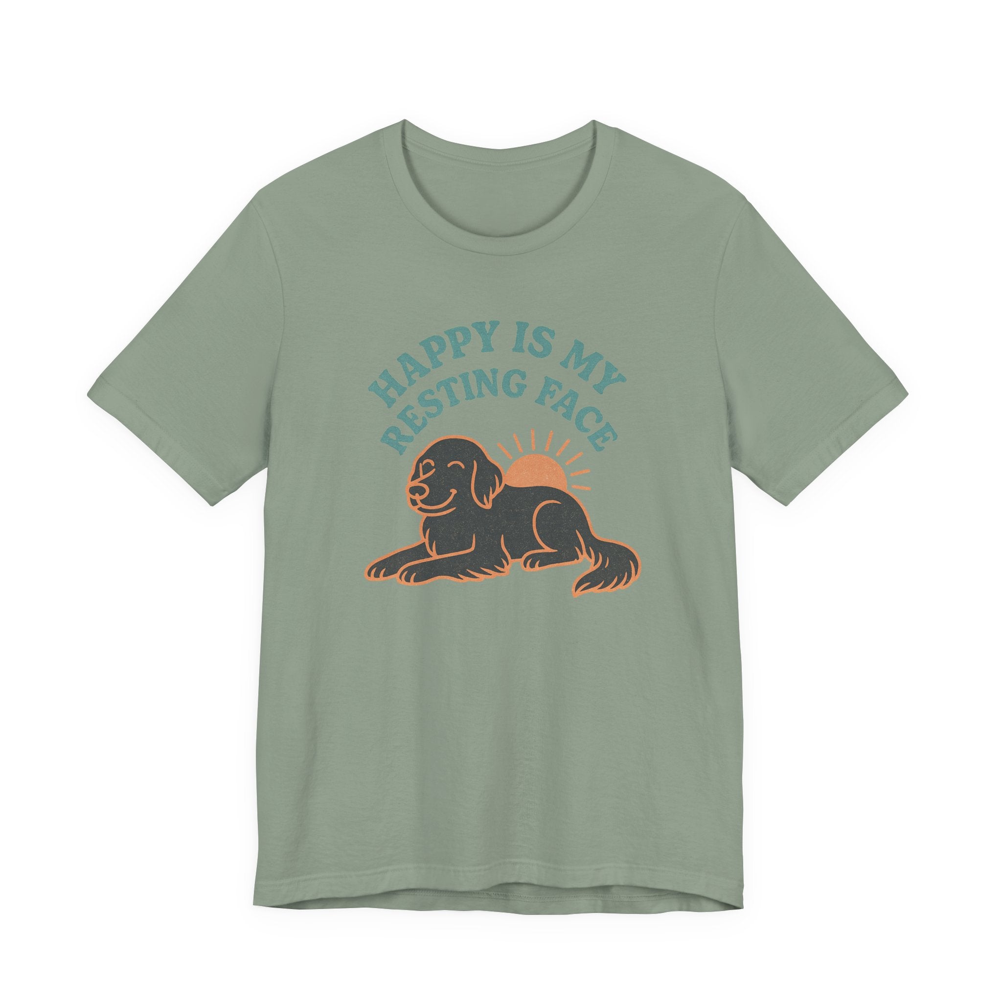 Flat-Coat Happy Is My Resting Face Tee