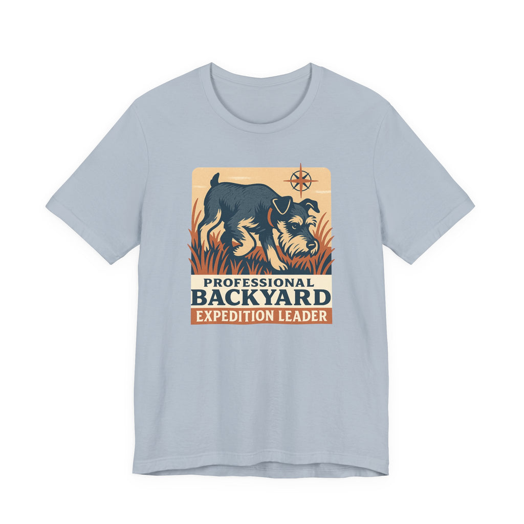 Professional Backyard Expedition Leader Schnauzer T-Shirt