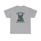 Snacks Make Me Nicer French Bulldog Lover Donut T-Shirt