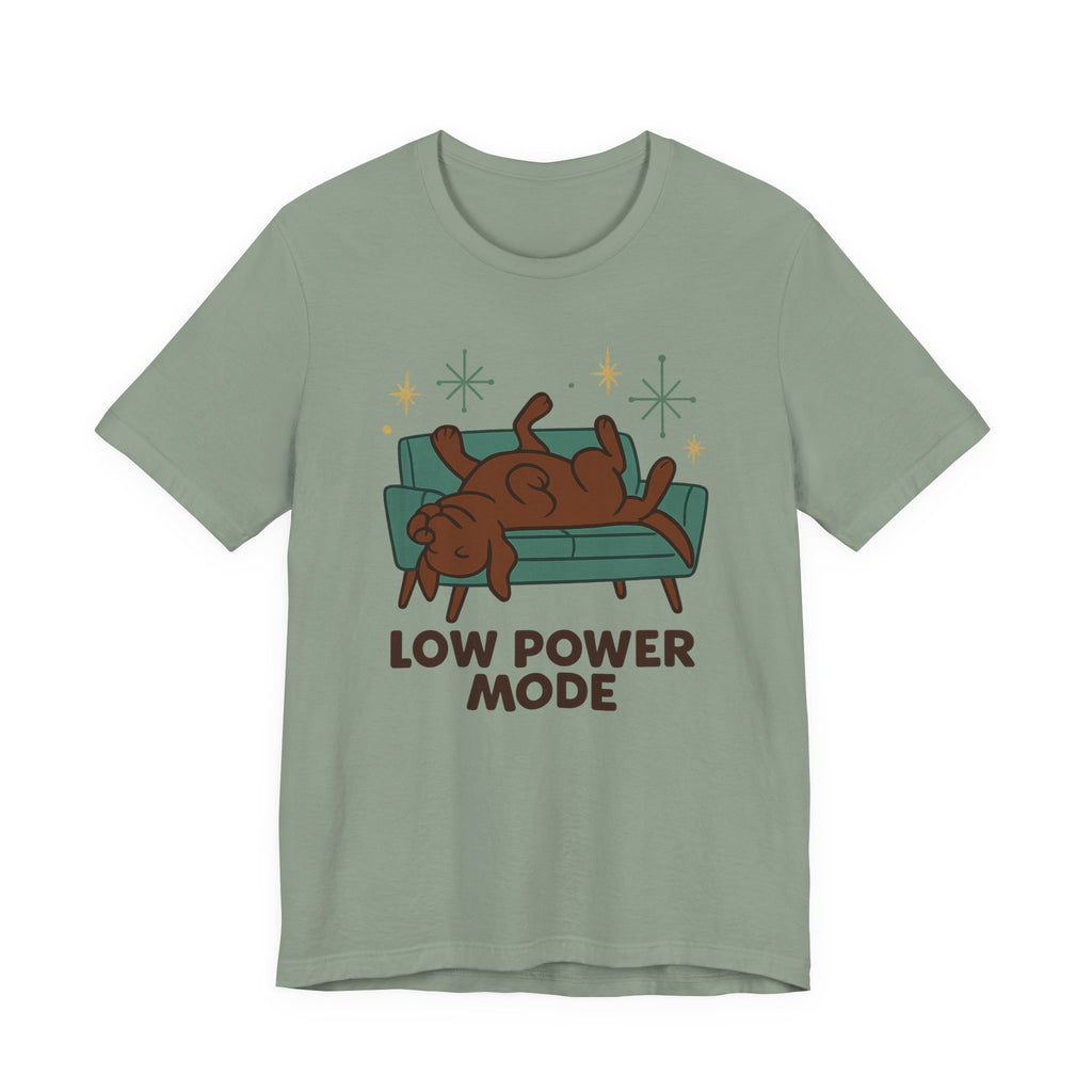 Chocolate Lab Low Power Mode Tee