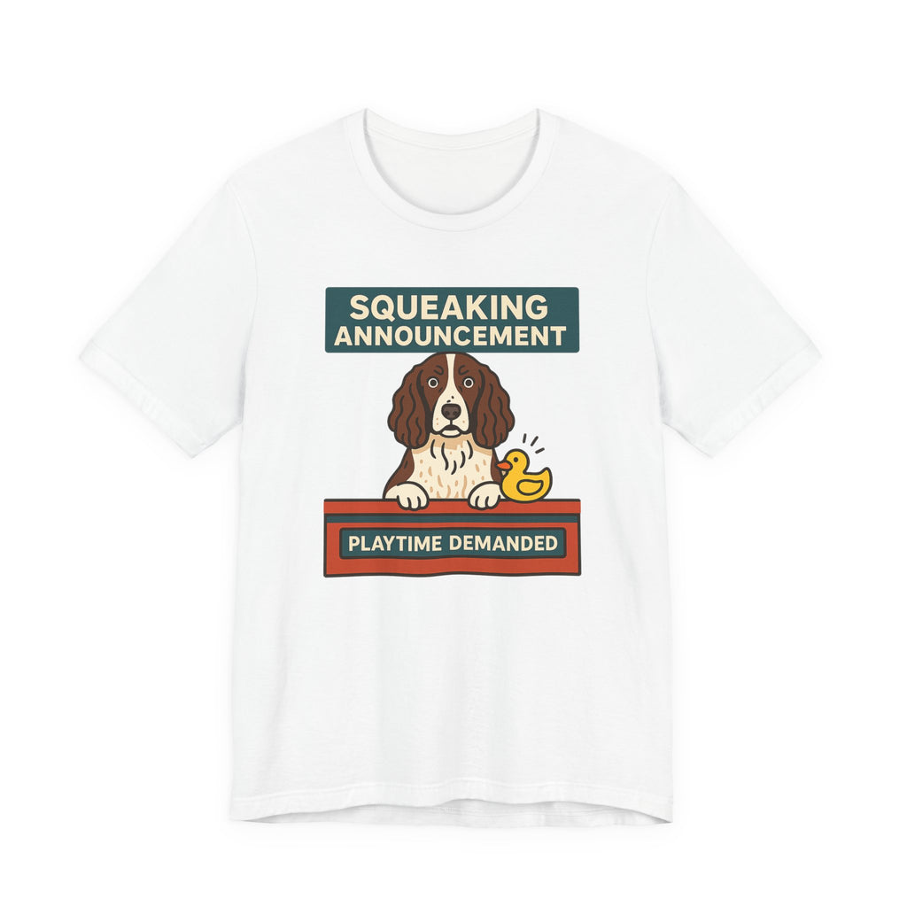 Springer Squeaking Announcement Tee