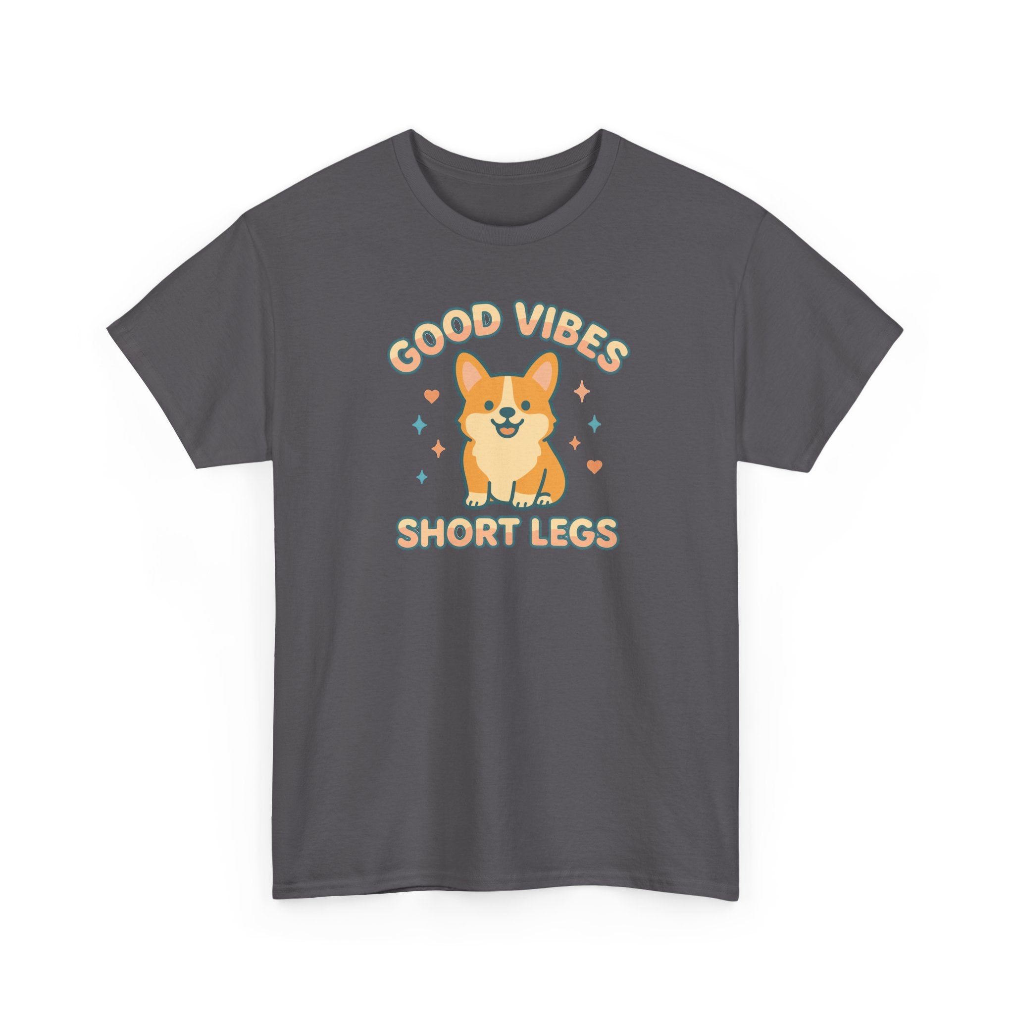 Corgi Dog Good Vibes And Short Legs Lovely Design T-Shirt