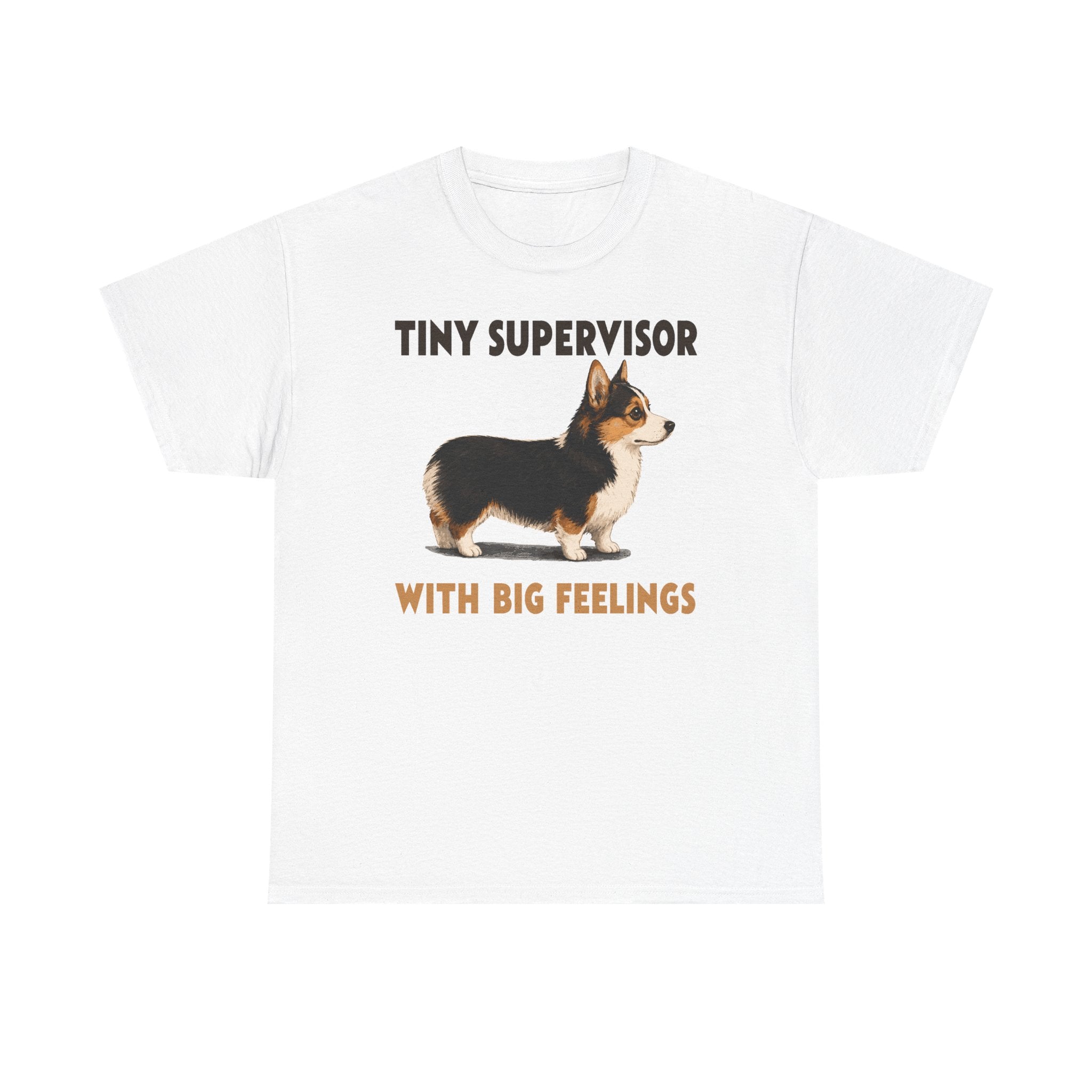 Tiny Supervisor Corgi T-Shirt