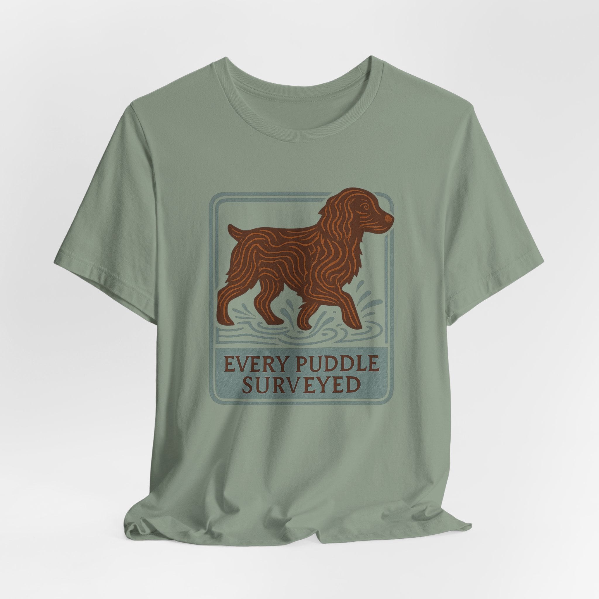 Boykin Spaniel Every Puddle Surveyed Tee