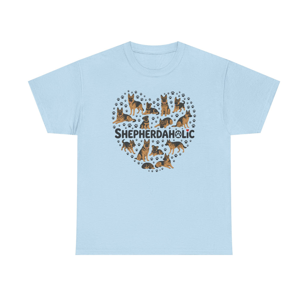 Shepherdaholic Heart German Shepherd T-Shirt