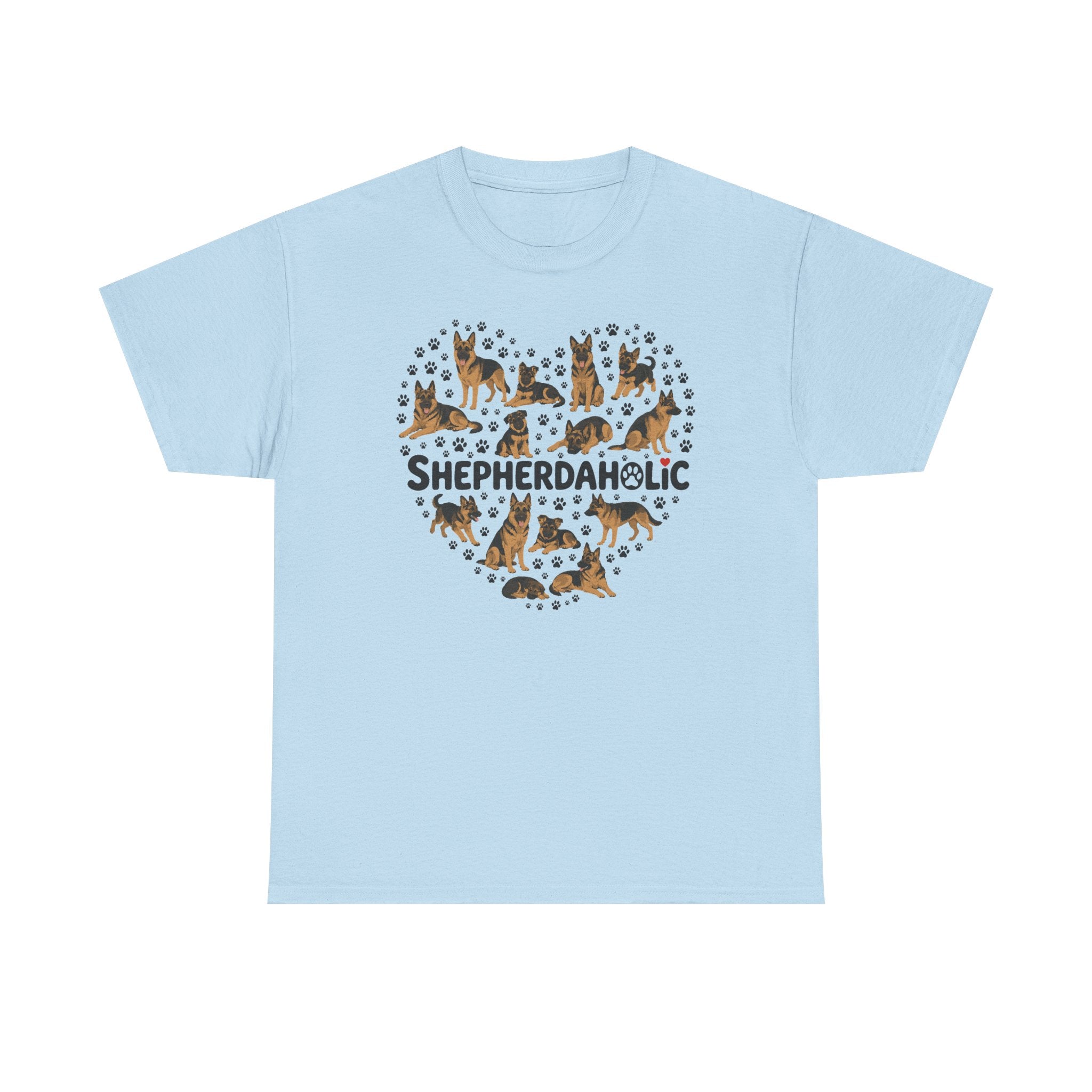 Shepherdaholic Heart German Shepherd T-Shirt