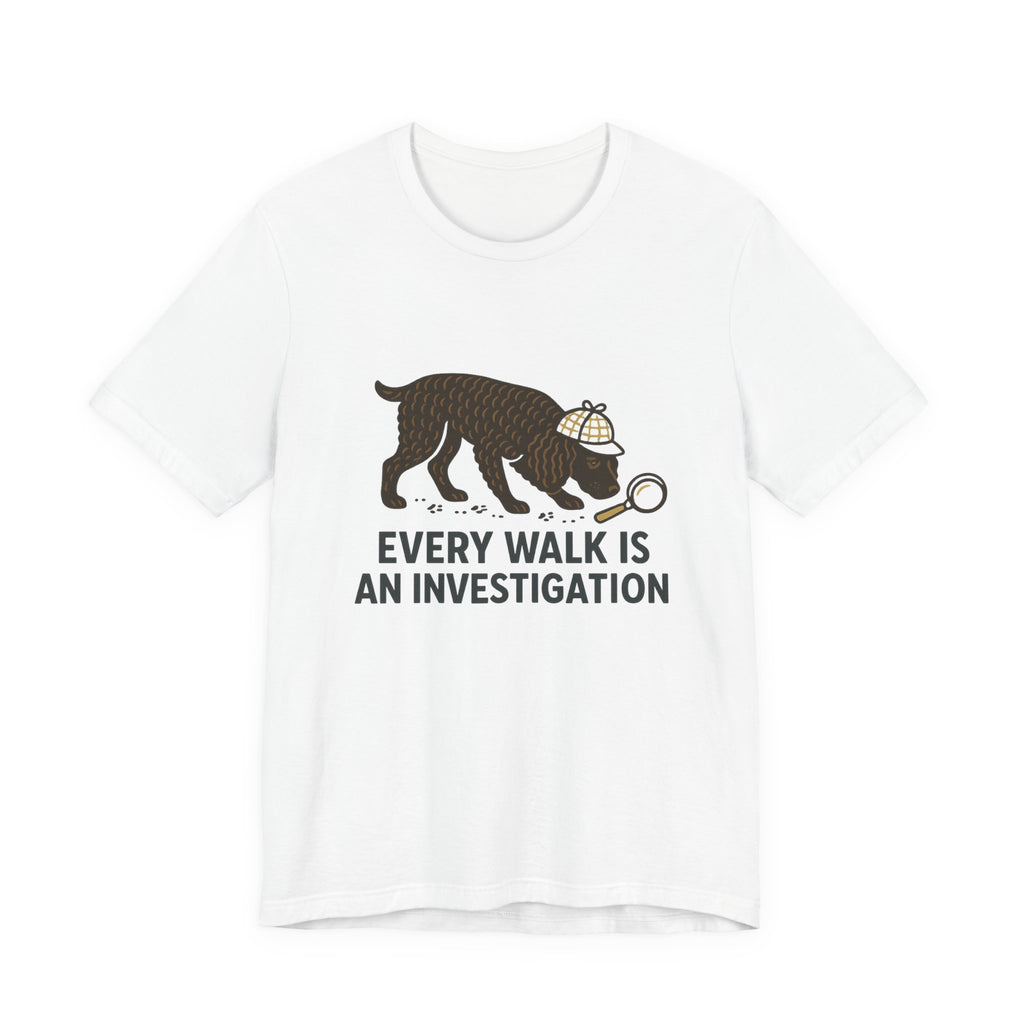 American Water Spaniel Every Walk Is An Investigation Tee