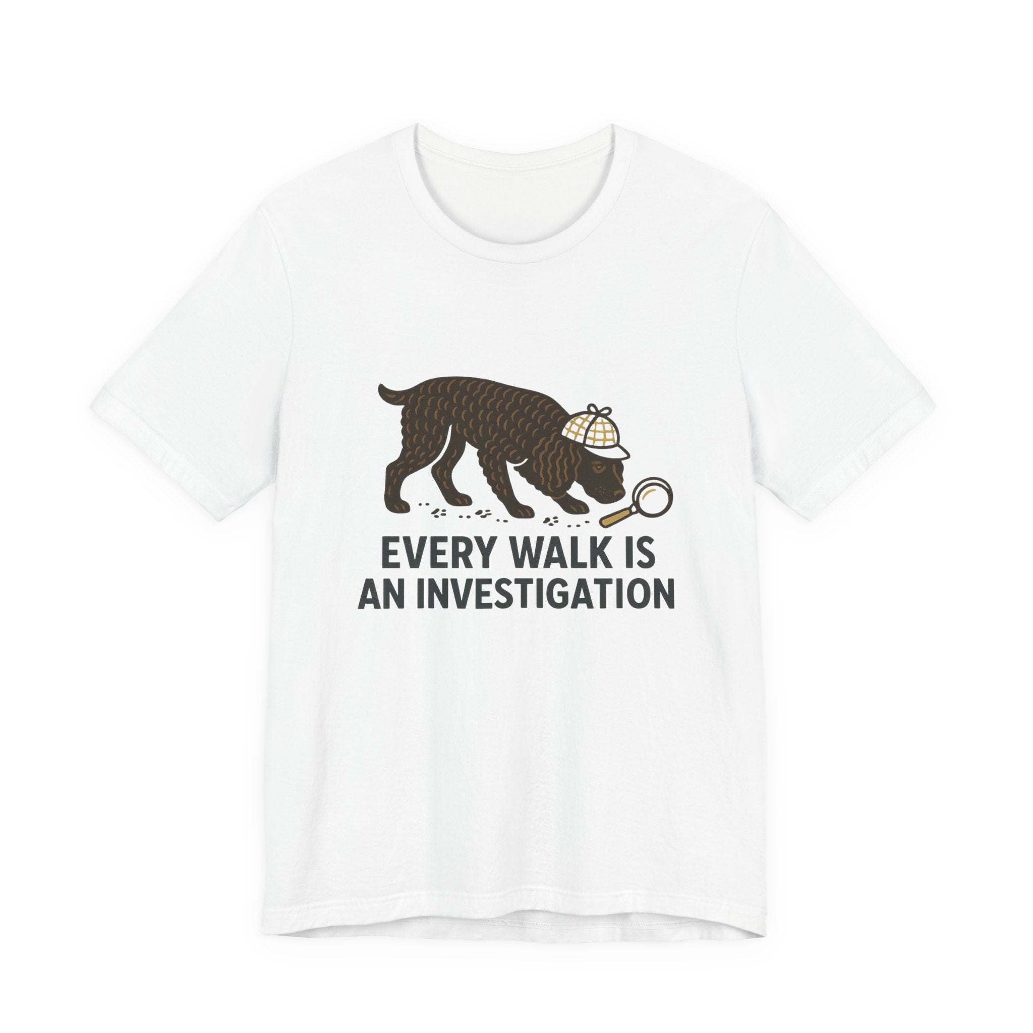 American Water Spaniel Every Walk Is An Investigation Tee