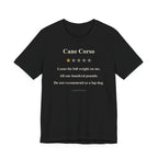 Cane Corso One-Star Review t-shirt