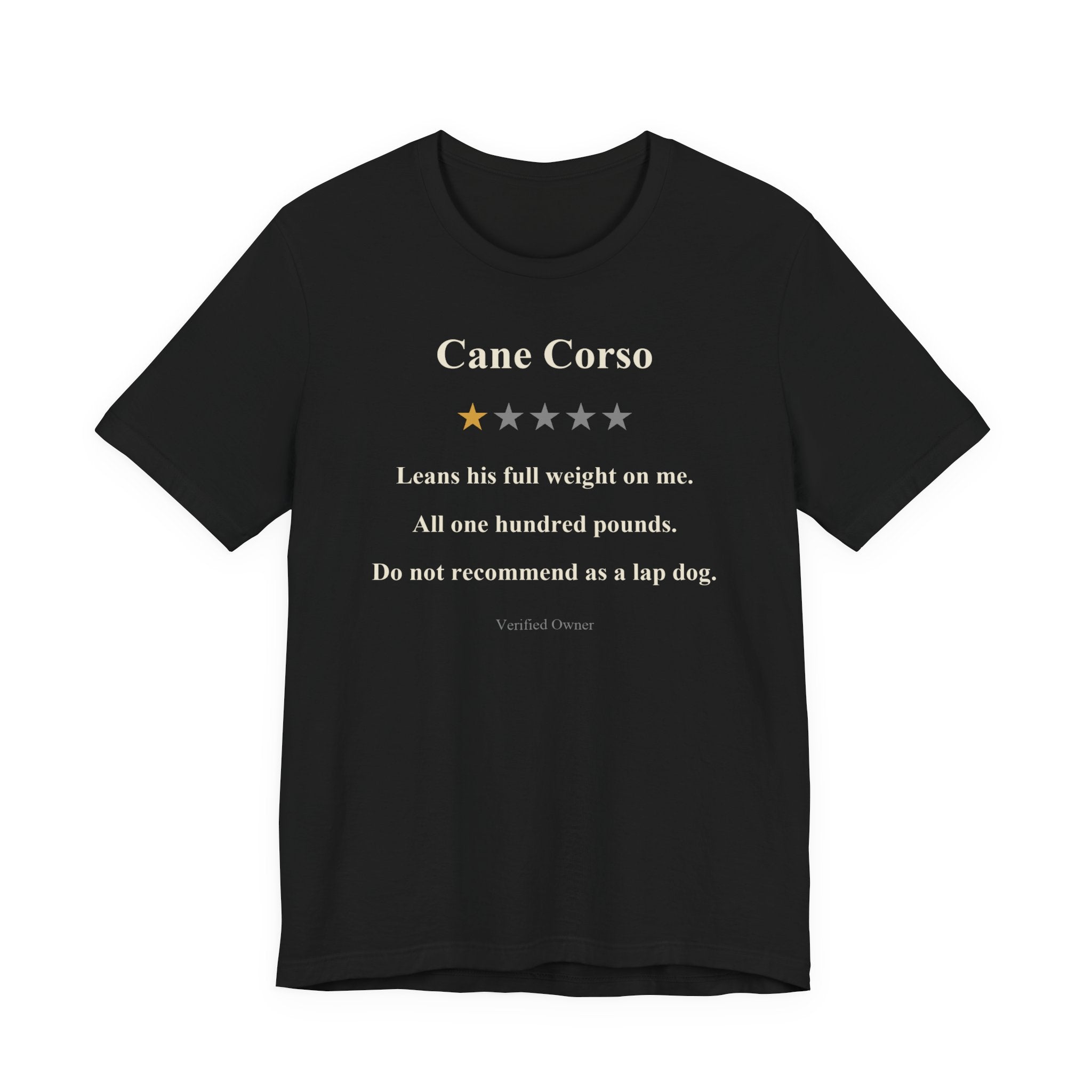 Cane Corso One-Star Review t-shirt