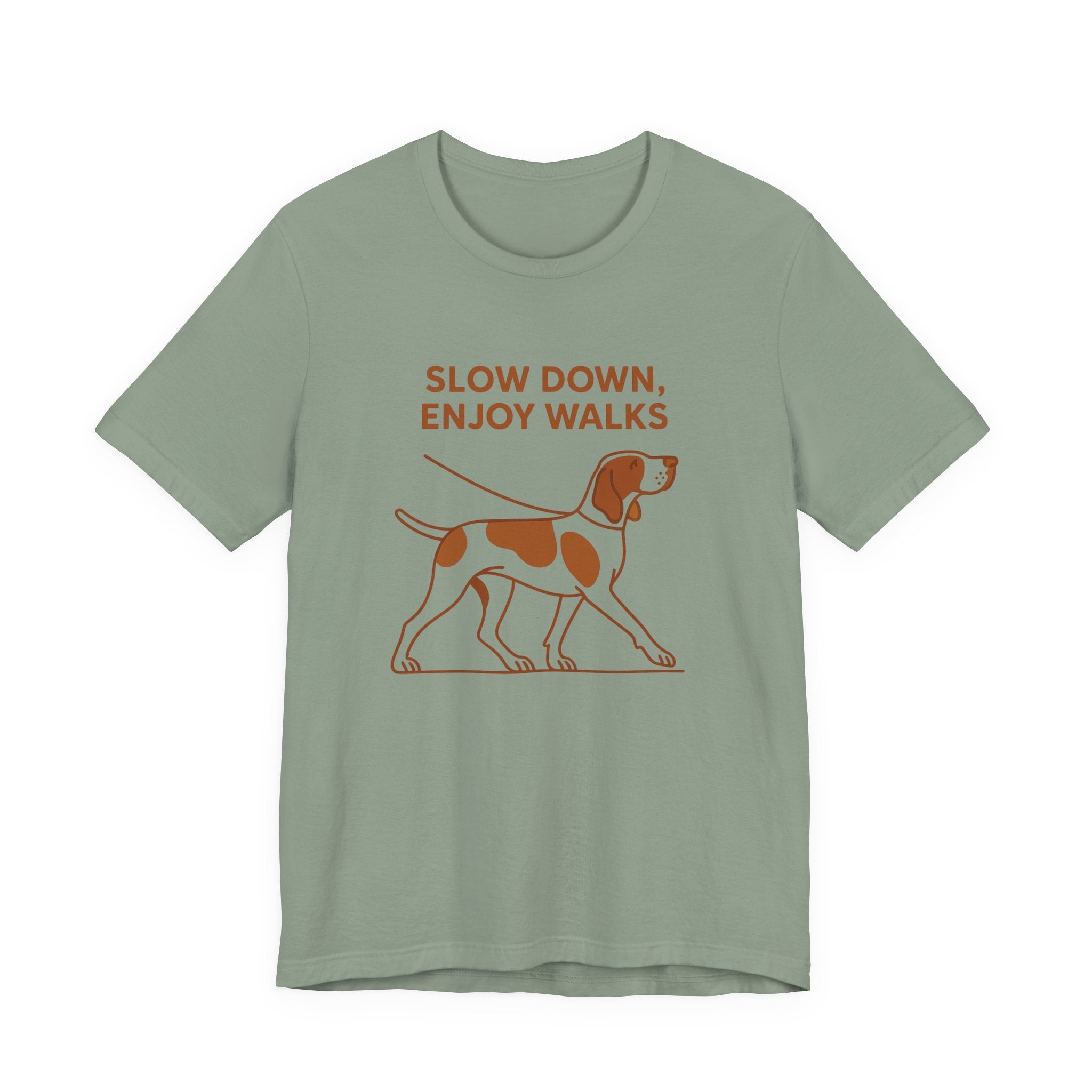 Bracco Italiano Slow Down Enjoy Walks Tee
