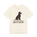 Irish Water Spaniel Unmoved By Compliments Tee